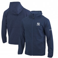 Кофта на молнии New York Yankees Columbia Omni-Wick Its Time - Navy