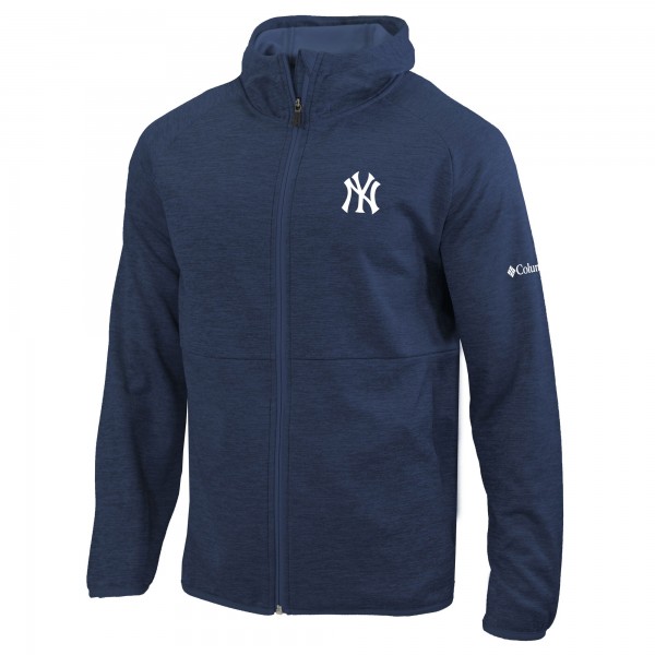 Кофта на молнии New York Yankees Columbia Omni-Wick Its Time - Navy