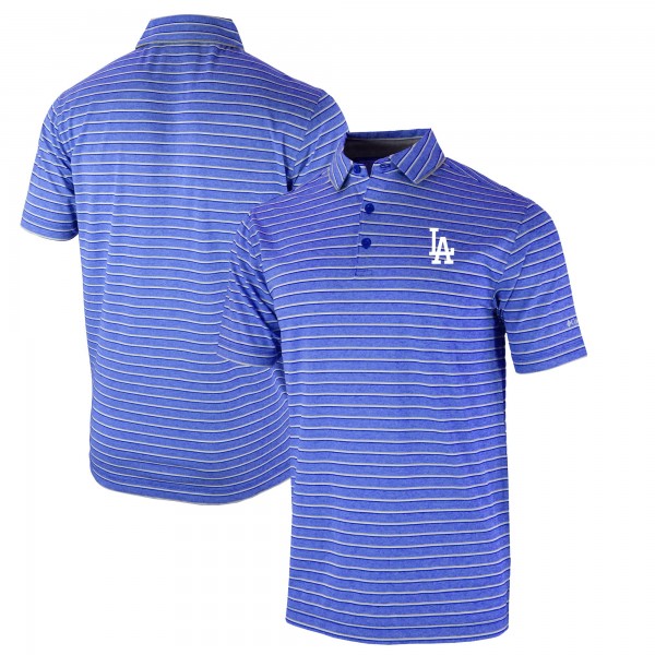 Los Angeles Dodgers Columbia Royal Omni-Wick Post Round Polo