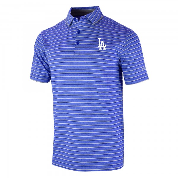 Los Angeles Dodgers Columbia Royal Omni-Wick Post Round Polo