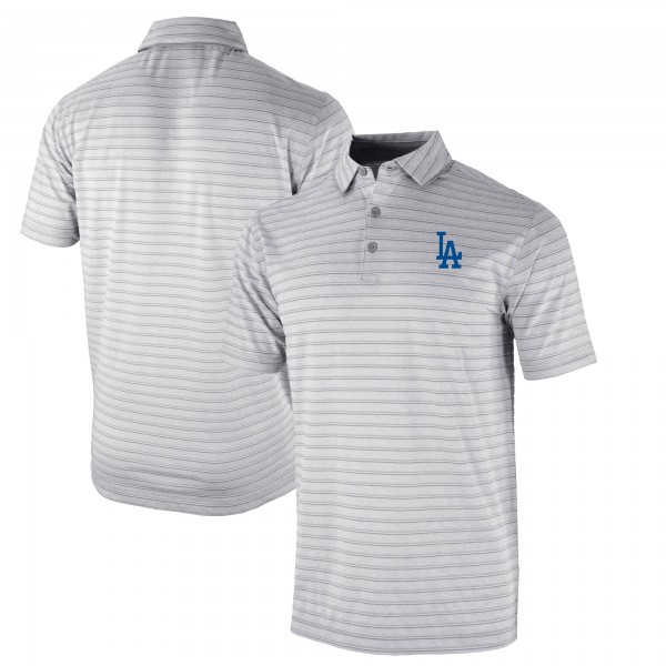 Los Angeles Dodgers Columbia Gray Omni-Wick Post Round Polo