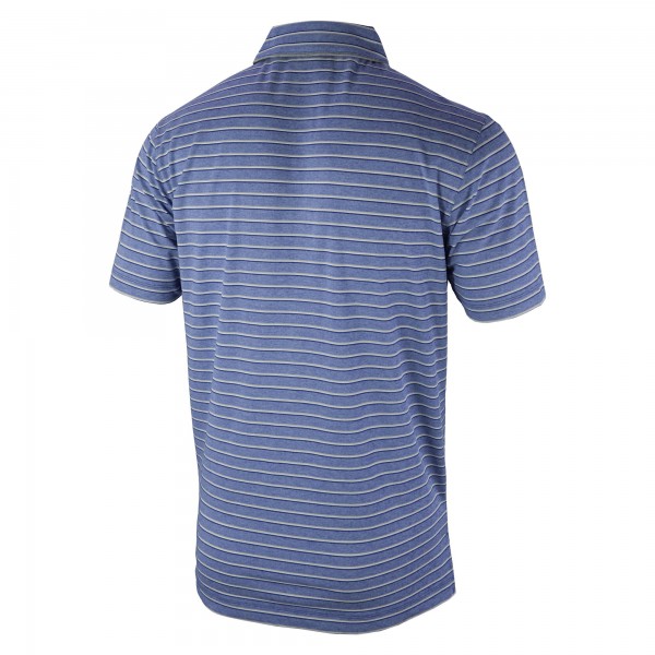 New York Yankees Columbia Navy Omni-Wick Post Round Polo