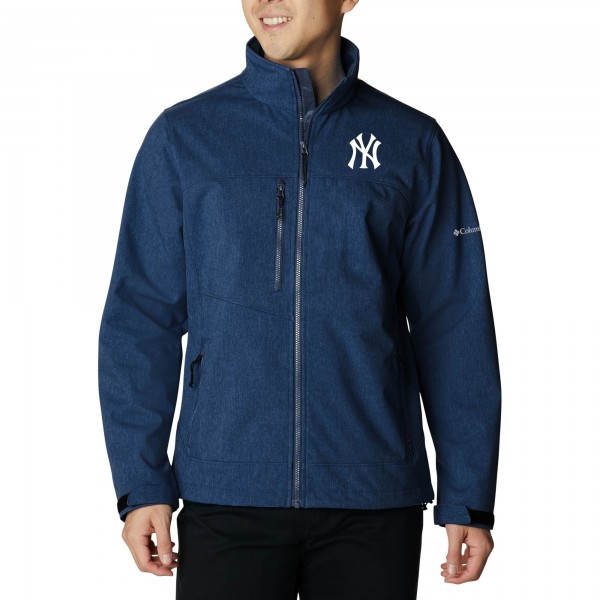 Кофта на молнии New York Yankees Columbia Ascender II - Navy