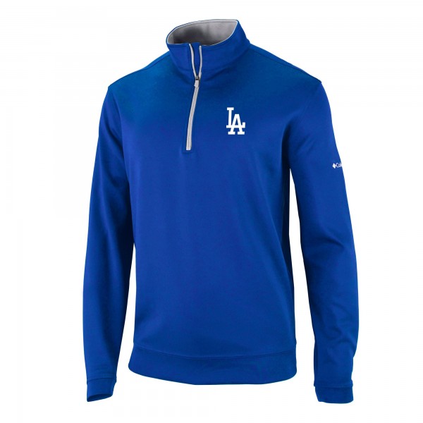 Кофта на короткой молнии Los Angeles Dodgers Columbia Omni-Wick Wickhams Hills - Royal