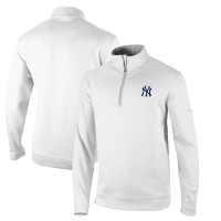 Кофта на короткой молнии New York Yankees Columbia Omni-Wick Wickhams Hills - White