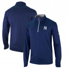 Кофта на короткой молнии New York Yankees Columbia Omni-Wick Wickhams Hills - Navy