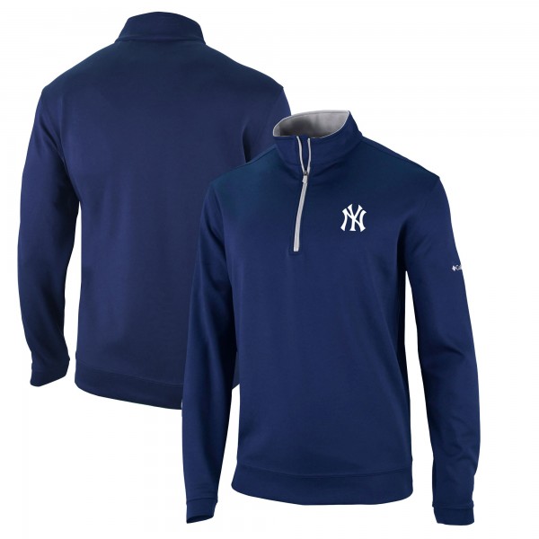 Кофта на короткой молнии New York Yankees Columbia Omni-Wick Wickhams Hills - Navy