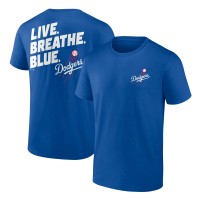 Футболка Los Angeles Dodgers Royal Hometown Collection Live Breathe