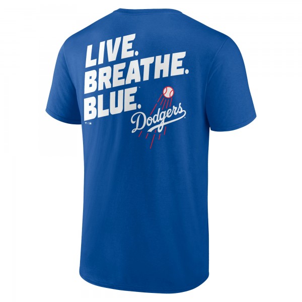Los Angeles Dodgers Royal Hometown Collection Live Breathe T-Shirt
