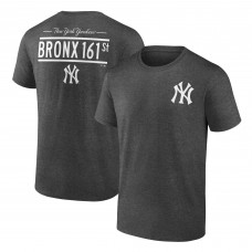 New York Yankees Charcoal Hometown Collection Bronx Sign T-Shirt