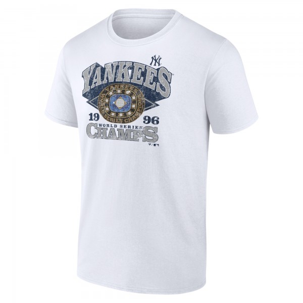 New York Yankees White 1996 World Series Champions T-Shirt