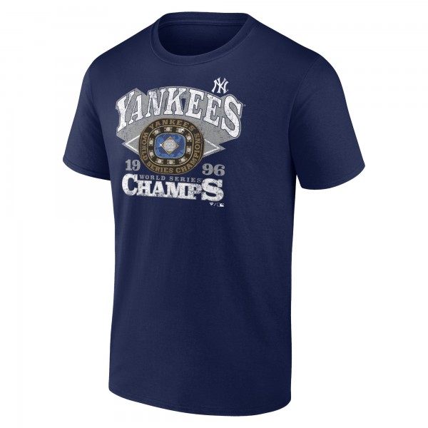 New York Yankees Navy 1996 World Series Champions T-Shirt