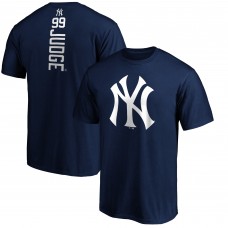 New York Yankees Aaron Judge Navy Playmaker Name & Number T-Shirt
