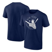 Футболка New York Yankees Navy Hometown Collection Liberty Point