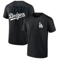 Los Angeles Dodgers Black In It To Win It T-Shirt