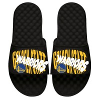 Шлепки Golden State Warriors ISlide Youth Warped - Black