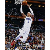 Paolo Banchero Orlando Magic Autographed Fanatics Authentic 8 x 10 Layup in White Photograph with ROY 23 Inscription