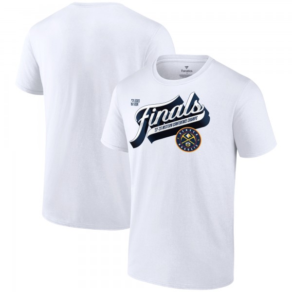 Футболка Denver Nuggets 2023 Western Conference Champions Locker Room Authentic - White