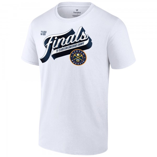Футболка Denver Nuggets 2023 Western Conference Champions Locker Room Authentic - White
