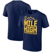 Футболка Denver Nuggets 2023 Western Conference Champions Spin Hometown Mantra - Navy