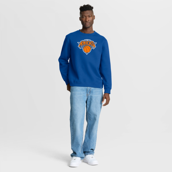 New York Knicks Fanatics Blue Essential Legacy Sweatshirt