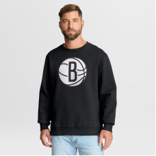 Brooklyn Nets Fanatics Black Essential Legacy Sweatshirt