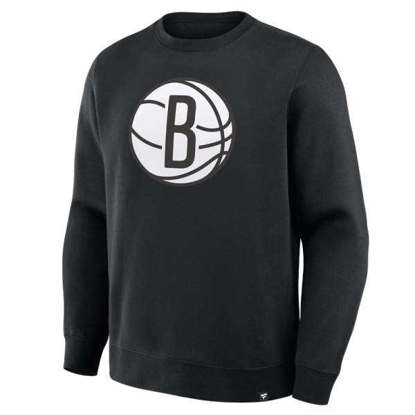 Brooklyn Nets Fanatics Black Essential Legacy Sweatshirt