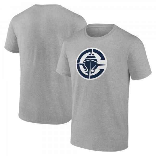 Футболка LA Clippers Primary Logo - Heather Gray