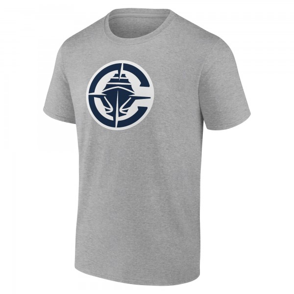 Футболка LA Clippers Primary Logo - Heather Gray