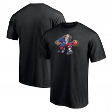 Philadelphia 76ers Black Midnight Mascot T-Shirt