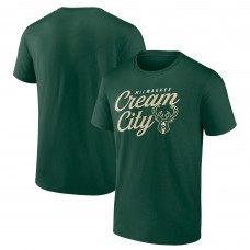 Футболка Milwaukee Bucks Hometown Collection Cream City - Hunter Green