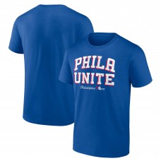 Philadelphia 76ers Royal Hometown Collection Phila Unite T-Shirt