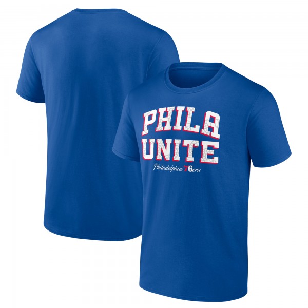 Philadelphia 76ers Royal Hometown Collection Phila Unite T-Shirt