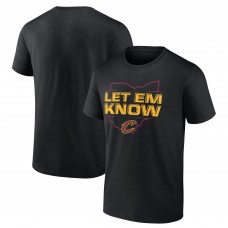 Cleveland Cavaliers Black Hometown Collection Let Em Know T-Shirt