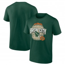 Футболка Milwaukee Bucks Hometown Collection Brew City - Hunter Green