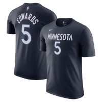 Футболка Anthony Edwards Minnesota Timberwolves Nike Icon 2022/23 Name & Number - Navy