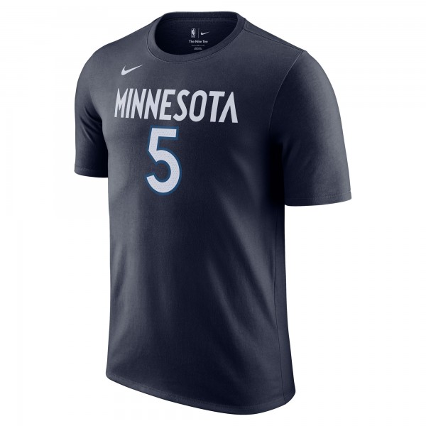 Футболка Anthony Edwards Minnesota Timberwolves Nike Icon 2022/23 Name & Number - Navy