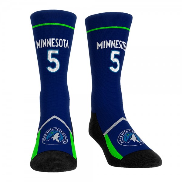 Три пары носков Anthony Edwards Minnesota Timberwolves Rock Em Unisex Player Crew