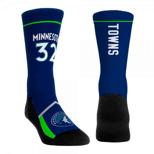 Три пары носков Karl-Anthony Towns Minnesota Timberwolves Rock Em Unisex Player Crew