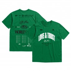 Футболка Boston Celtics Bleacher Report x Mitchell & Ness Unisex World Tour - Kelly Green