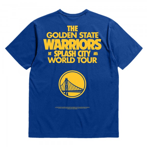 Футболка Golden State Warriors Bleacher Report x Mitchell & Ness Unisex World Tour - Royal