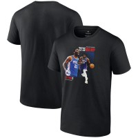 Футболка Joel Embiid Philadelphia 76ers 2023 NBA MVP Award Time Out - Black