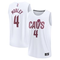 Игровая джерси Evan Mobley Cleveland Cavaliers Fast Break Replica Player - Association Edition - White