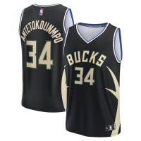 Игровая форма  Giannis Antetokounmpo Milwaukee Bucks Youth Player - Statement Edition - Black