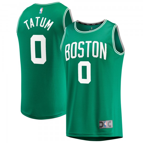 Boston Celtics Jayson Tatum Fanatics Kelly Green Fast Break Replica Jersey - Icon Edition