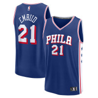 Джерси Philadelphia 76ers Joel Embiid Fanatics Royal Fast Break Replica - Icon Edition