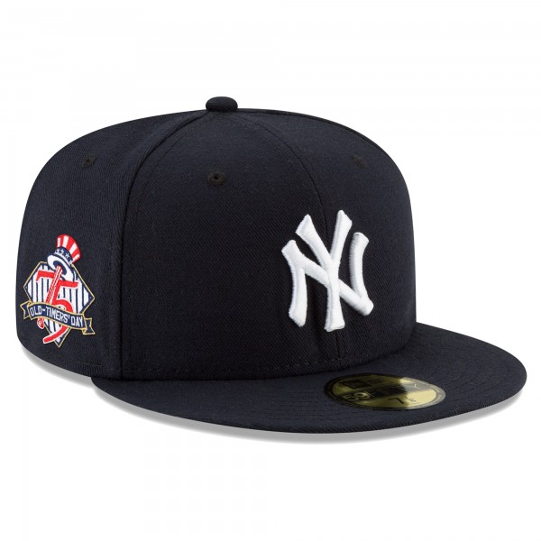 Бейсболка New York Yankees New Era 2023 75th Old-Timers Day Authentic Collection On-Field 59FIFTY - Navy