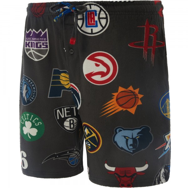 Шорты NBA Concepts Sport Windfall Allover Microfleece Jam - Charcoal