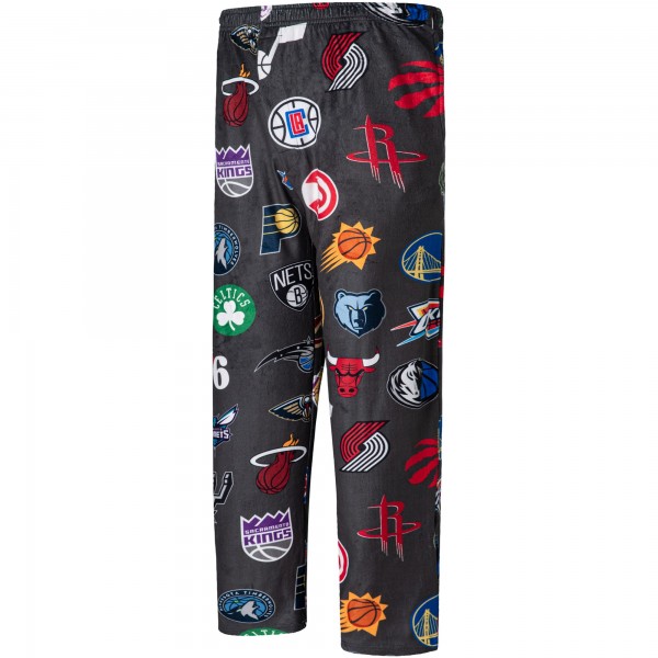 Пижамные штаны NBA Concepts Sport Windfall Allover Microfleece - Charcoal