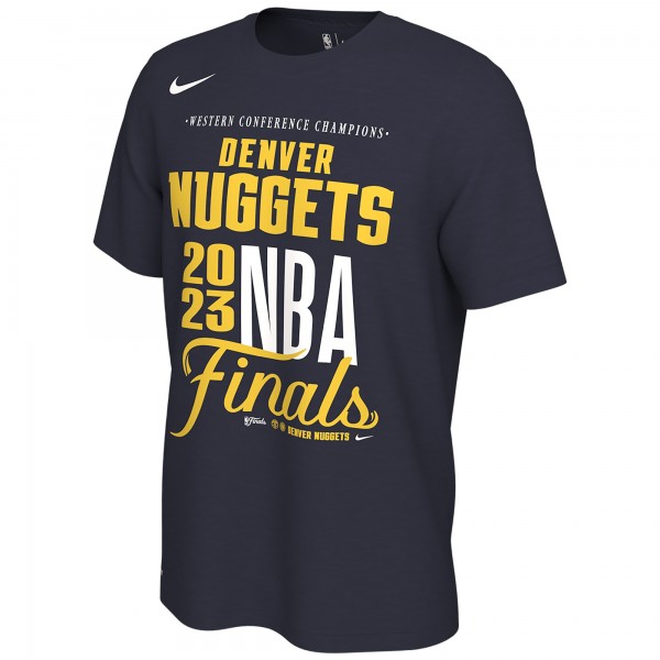 Футболка Denver Nuggets Nike Unisex 2023 NBA Finals - Navy